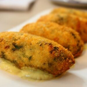 Croquetas de boquerones y espinacas (unidad)
