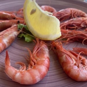 Gamba fresca a la plancha (100gr.)